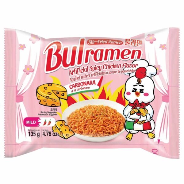Bulramen Ramen Noodles - Carbonara (v krabici 40 kusů)