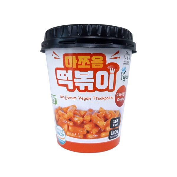 Majjoeum Vegan Tteokbokki Cup 120g 1/2 box (15ks) - Original Taste
