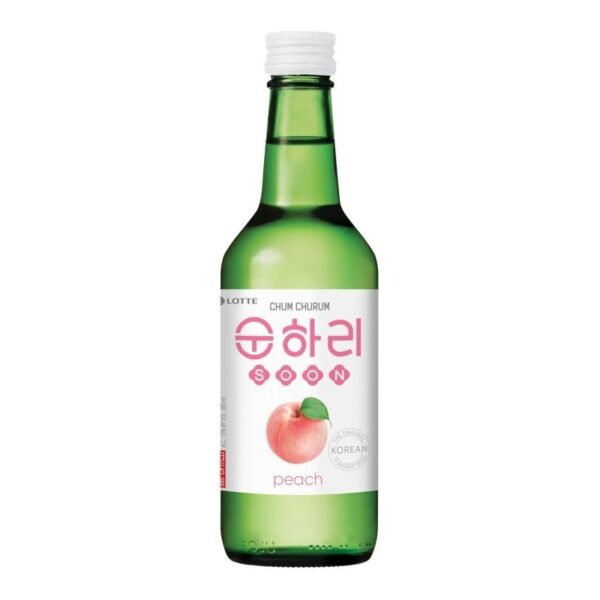 (Lotte) ChumChurum Soonhari Fruit Soju 350ml 1/2 box (10 ks) - Peach