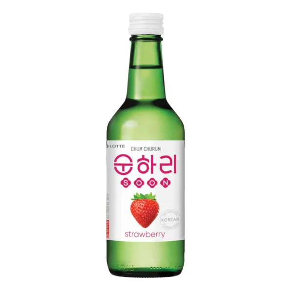 (Lotte) ChumChurum Soonhari Fruit Soju 350ml 1/2 box (10 ks) - Strawberry