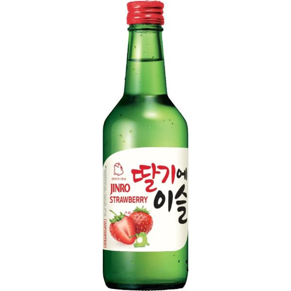 (JINRO) Fruit Soju 350ml 1/2 box (10 ks) - Strawberry